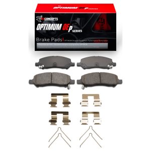 Dodge Dart Brake Pads - Rear - R1 Concepts - Optimum OE - `13-`16
